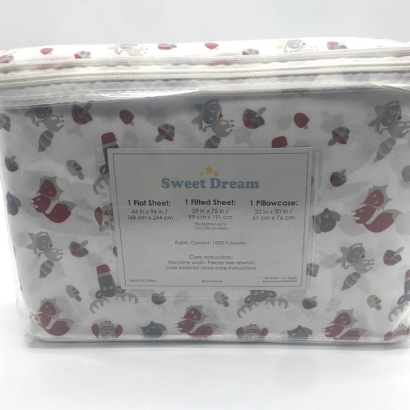 Sweet Dreams Collection Child's Twin Sheet Set - Picture 1 of 4